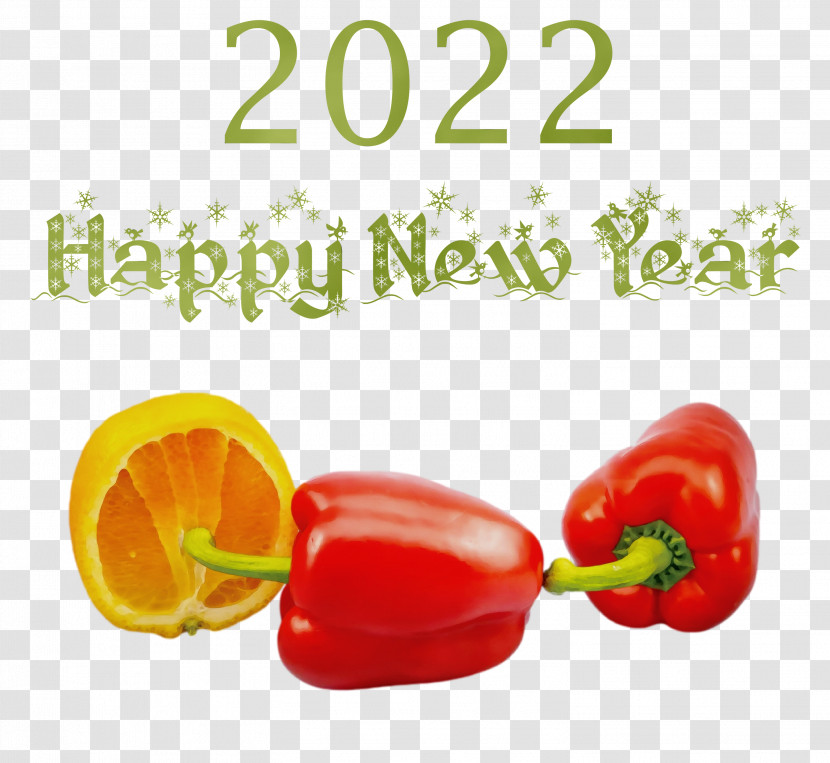 Habanero Bell Pepper Natural Food Chili Pepper Superfood Transparent PNG
