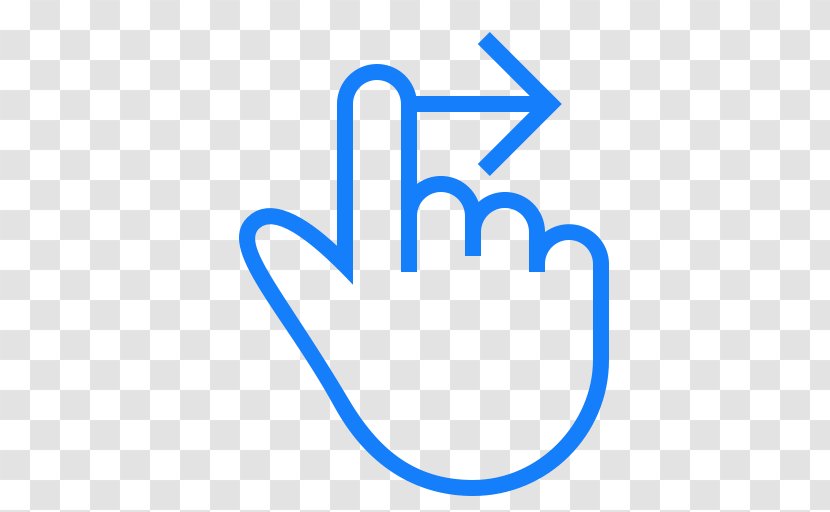 Finger Symbol Gesture - Swipe Transparent PNG