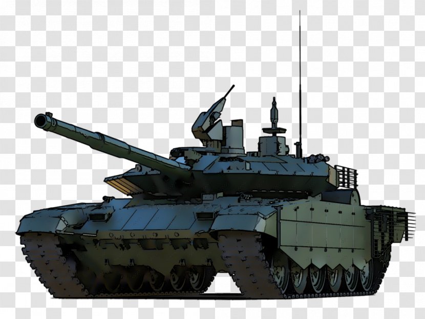 Main Battle Tank Russia T-90 - Gun Turret Transparent PNG