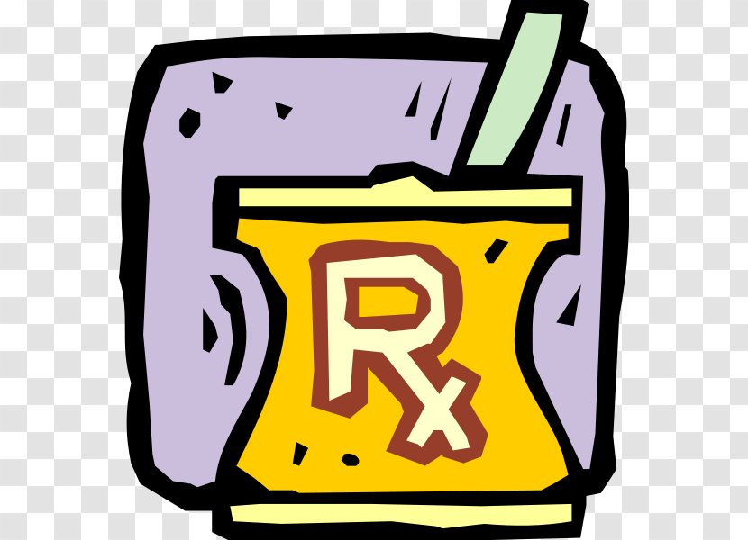 Medicine Cartoon - Prescription Drug - Symbol Yellow Transparent PNG