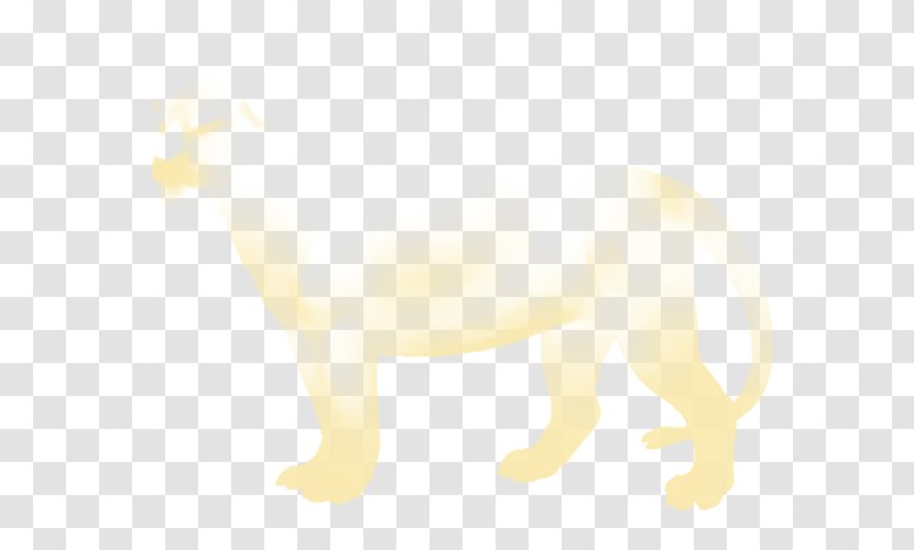 Lion Dog Cat Yellow Snout - Tail Transparent PNG