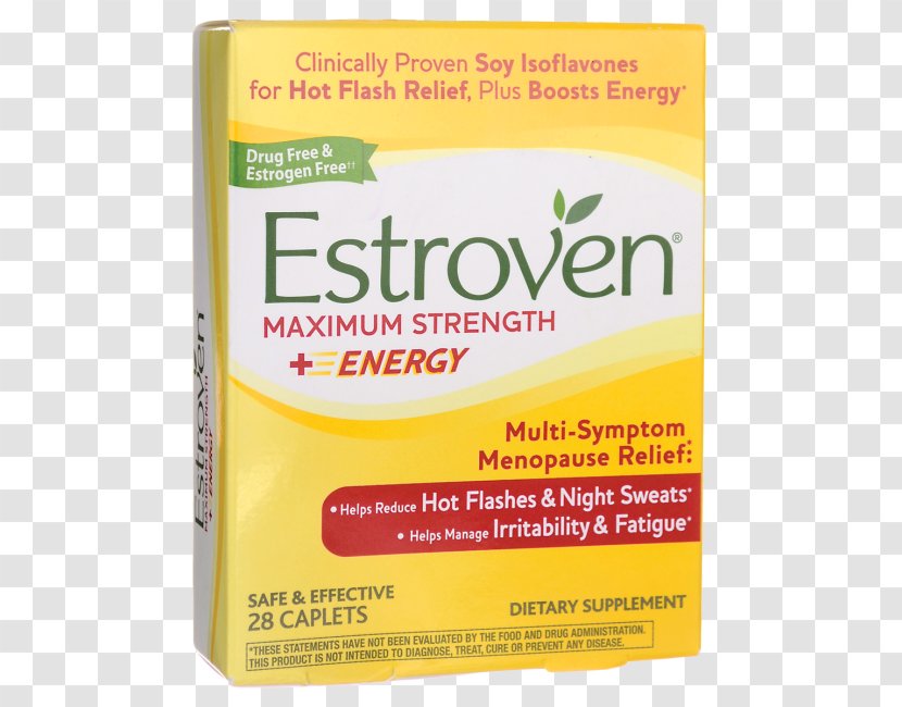 Estroven Maximum Strength + Energy Caplets 28 Each Max STR Count 2 Pack - Brand - EaEstroven Weight Management Transparent PNG