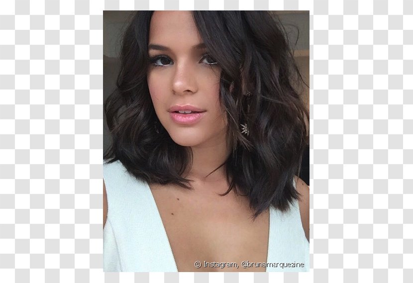 Bruna Marquezine Hairstyle Fashion Wig - Flower - Hair Transparent PNG