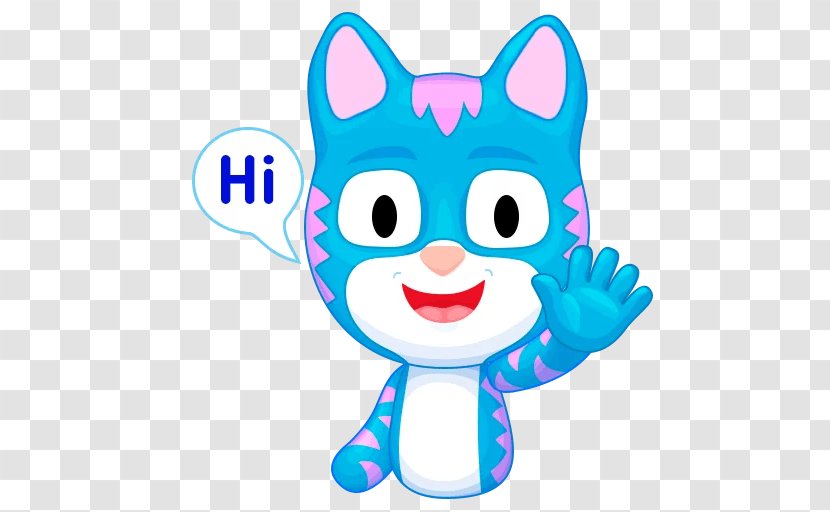 Sticker Telegram Clip Art - Cat - Hello Transparent PNG