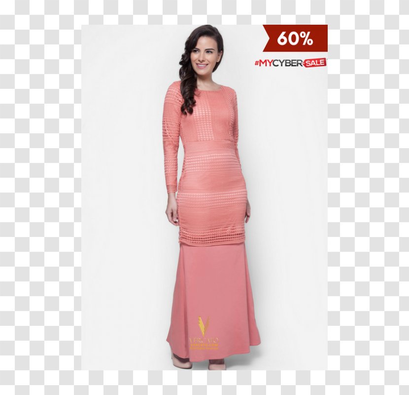 Baju Kurung Gown Cocktail Dress Malaysia - Fashion Transparent PNG