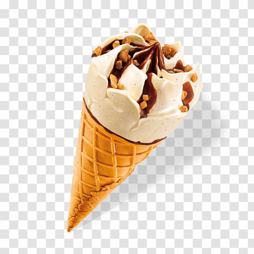 Ice Cream Cones Waffle Chocolate - Frozen Dessert Transparent PNG