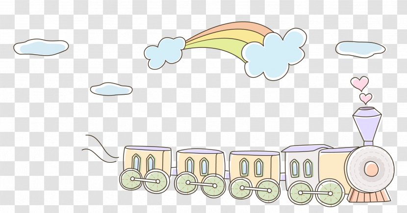 Clip Art Design Cartoon Train Pattern - Artwork - Months Transparent PNG