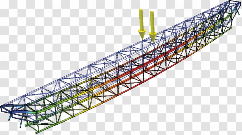 Structure Truss Bridge Finite Element Method Analysis - Chemical - Designs Transparent PNG