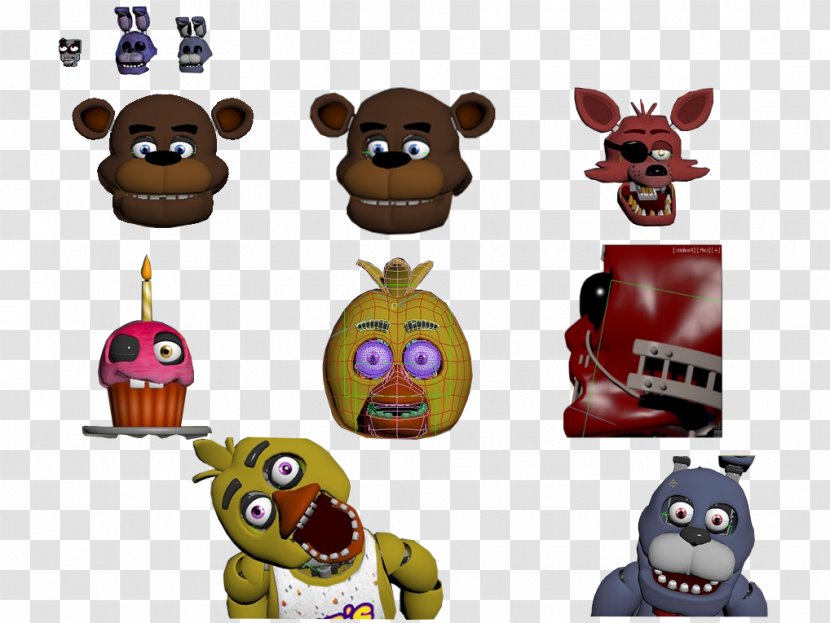 Five Nights At Freddy's 4 2 FNaF World Animatronics - Game - 2nd Anniversary Transparent PNG