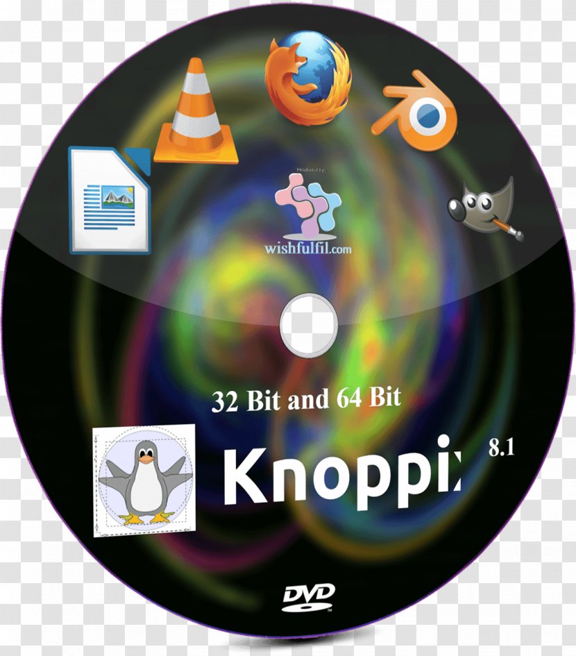Knoppix DVD Live CD Linux Booting - 64bit Computing Transparent PNG