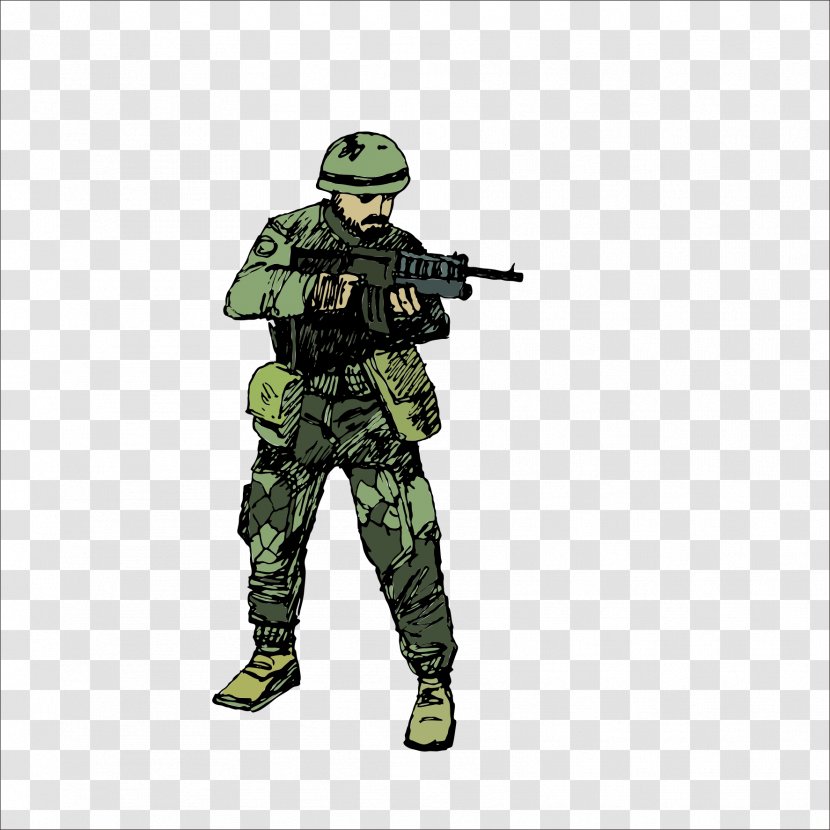 Soldier Military Infantry Army Transparent PNG