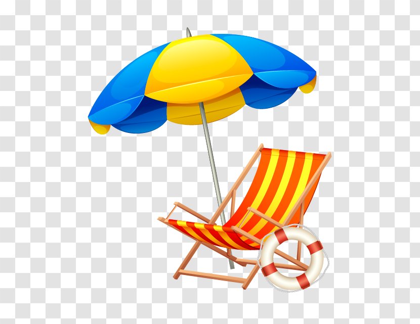 Beach Chair - Seaside Resort - Holiday Parasol Transparent PNG