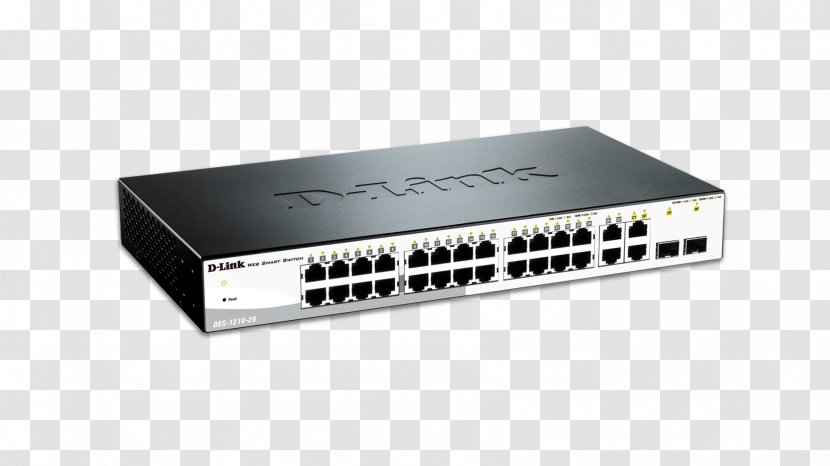 Network Switch Gigabit Ethernet 1000BASE-T D-Link - Router - Ports Transparent PNG