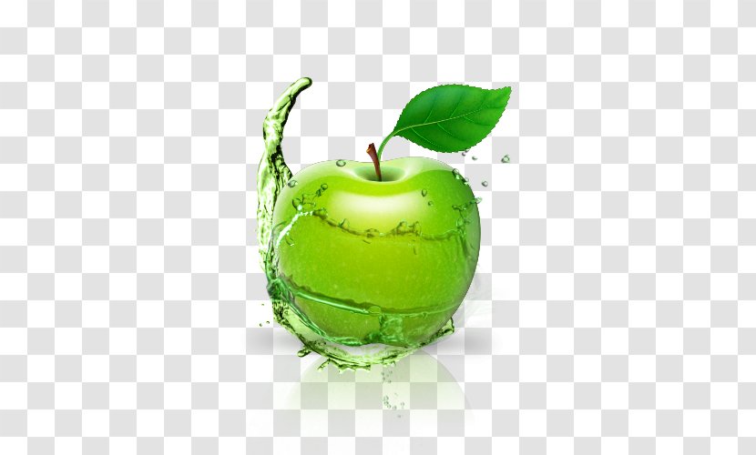 White Blue Clip Art - Granny Smith - GREEN APPLE Transparent PNG