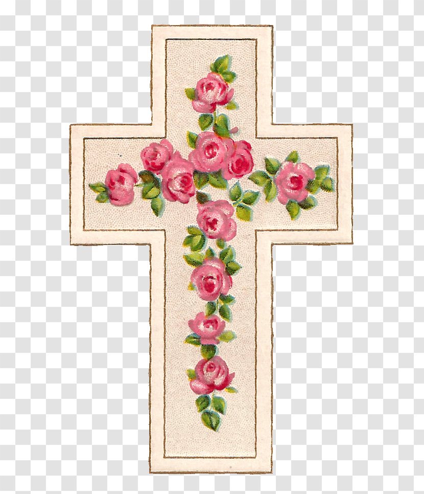 Easter Christian Cross Pink Clip Art - Flower Transparent PNG