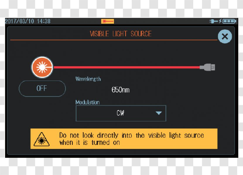 Optical Time-domain Reflectometer Light User Interface - Cartoon Transparent PNG