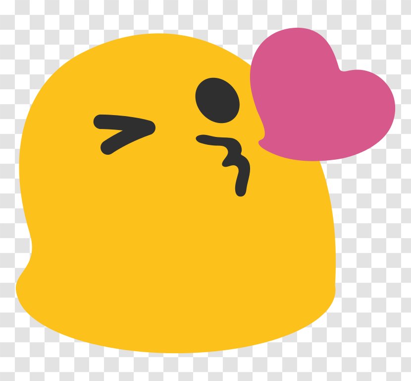 Emoji Android Kiss Smiley Emoticon - Unicode - Heart Transparent PNG
