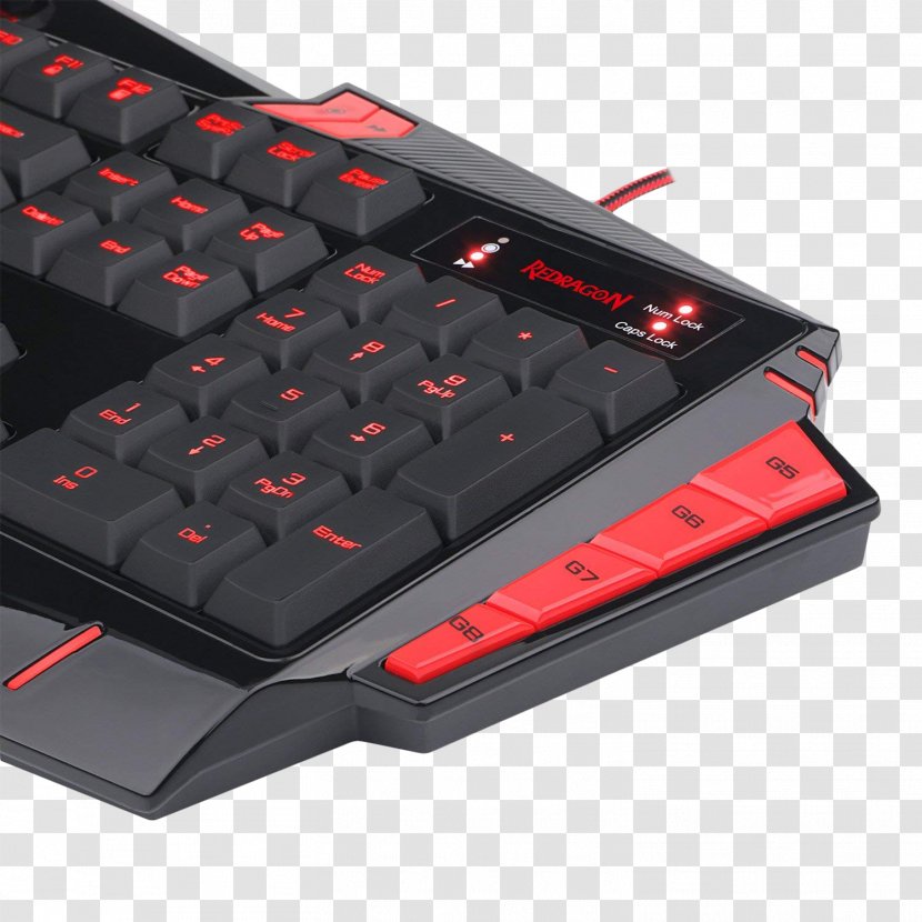 Computer Keyboard RedragonUSA Karura K502 Redragon K552 KUMARA Gaming Keypad - Technology - Mouse Transparent PNG