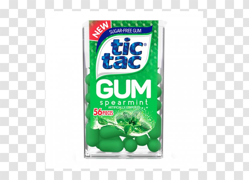 Chewing Gum Tic Tac Mint Kroger Mentha Spicata Transparent PNG
