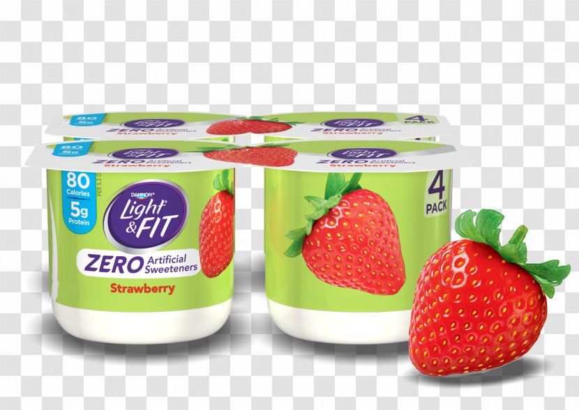 Strawberry Greek Cuisine Sugar Substitute Yoghurt Yoplait - Yogurt Transparent PNG
