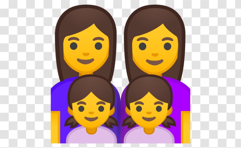 Emoji Smiley Family Woman - Tree Transparent PNG