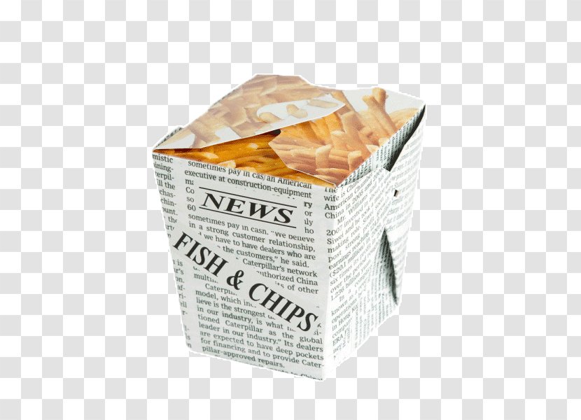 Fish And Chips French Fries Paper Packaging Labeling Box - Chip Transparent PNG