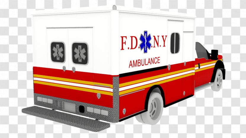New York City Fire Department Bureau Of EMS Emergency Medical Services Ambulance Vehicle Transparent PNG