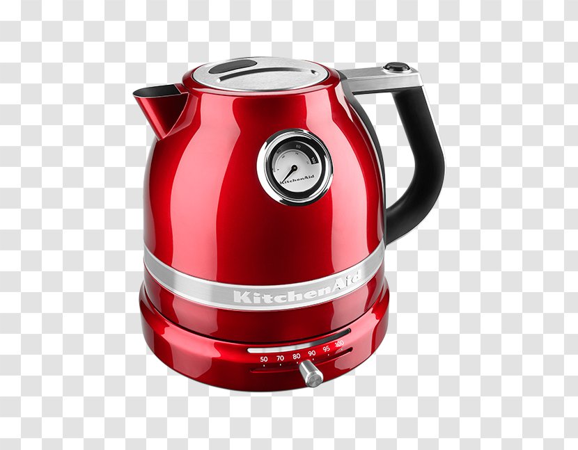 Tea KitchenAid Kettle Electric Water Boiler Mixer - Smart Red Transparent PNG