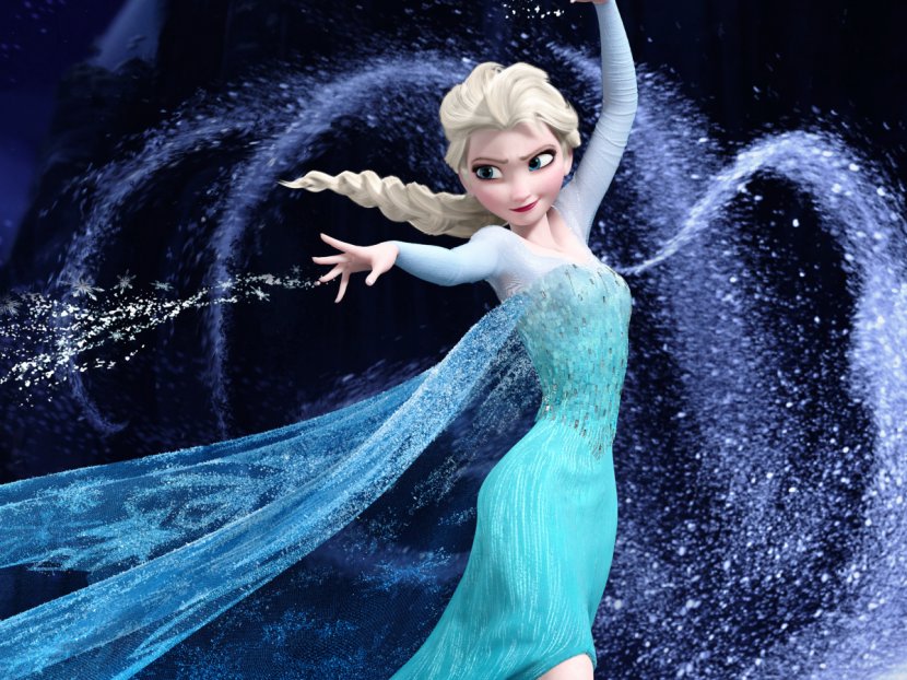 Elsa Anna Let It Go The Walt Disney Company Poster - Silhouette - Frozen Transparent PNG