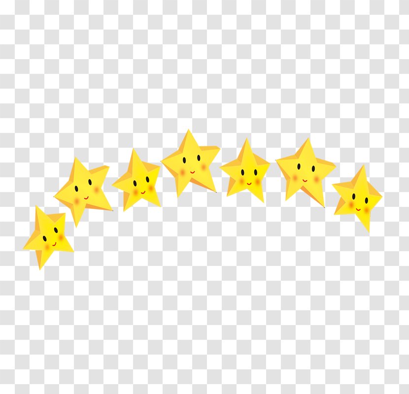 Star Drawing Icon - Symmetry - Cartoon Little Transparent PNG