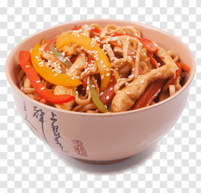Chow Mein Chinese Noodles Fried Yaki Udon Lo - Spaghetti - Tofu Transparent PNG