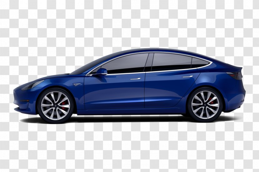 Tesla Model 3 Motors S X - Vehicle Transparent PNG