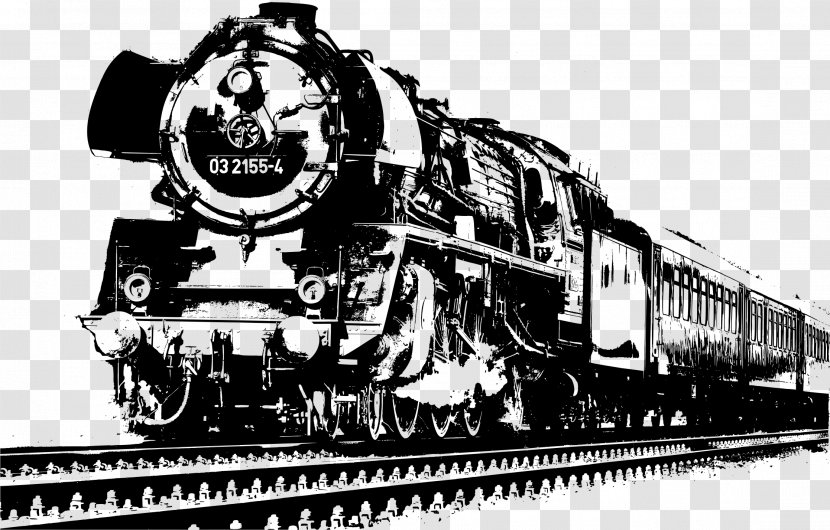 Rail Transport Train Steam Locomotive Diesel - Rolling Stock Transparent PNG
