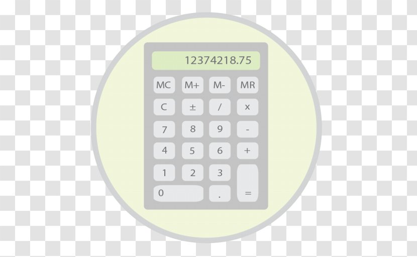 Office Equipment Calculator Numeric Keypad - Apple Transparent PNG