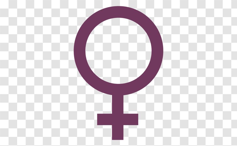 Gender Symbol Female Woman - Pink Transparent PNG