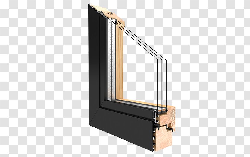 Window Wood Door Glazing Aluminium - Raamkozijn Transparent PNG