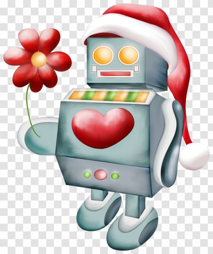 Robot Image Festival Christmas Day - Silhouette Transparent PNG