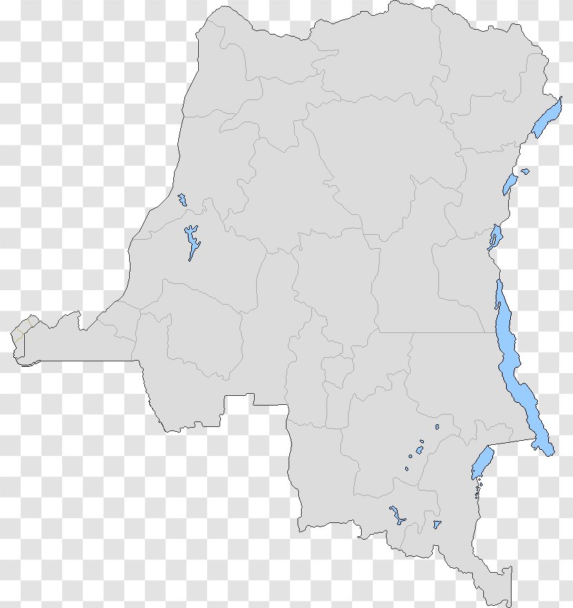 Democratic Republic Of The Congo Map Tuberculosis - Area Transparent PNG