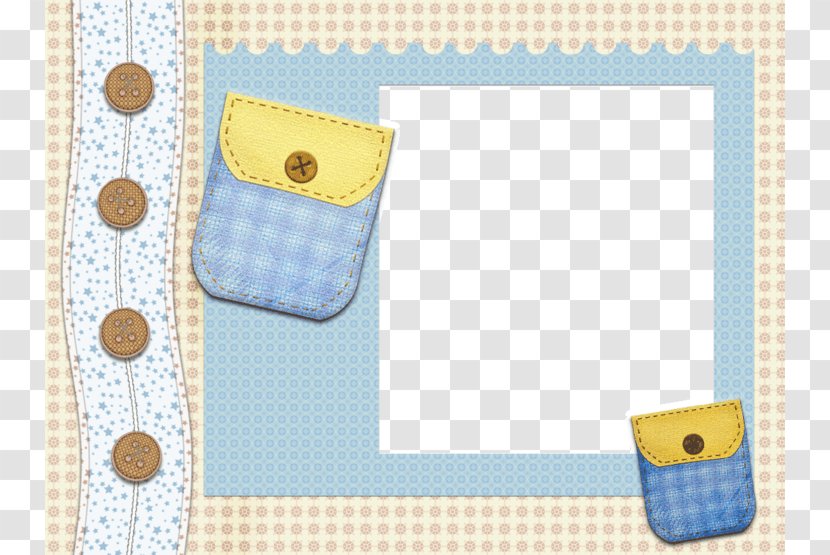 Paper - Textile - Buttons Decorative Borders Transparent PNG