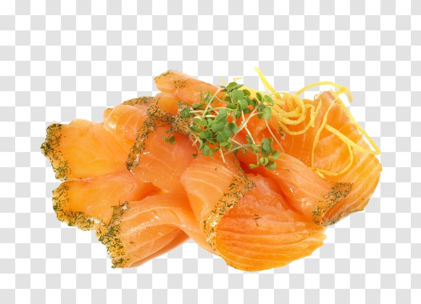 Smoked Salmon Lox Sashimi Food - Sushi Transparent PNG