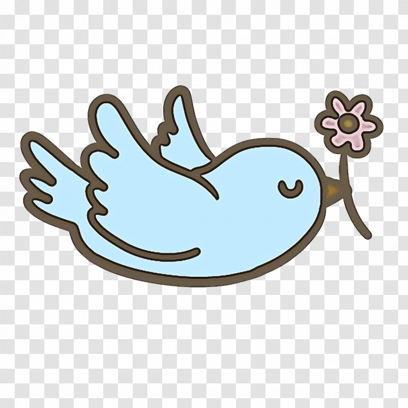 Duck Swans Birds Cartoon Line Art Transparent PNG