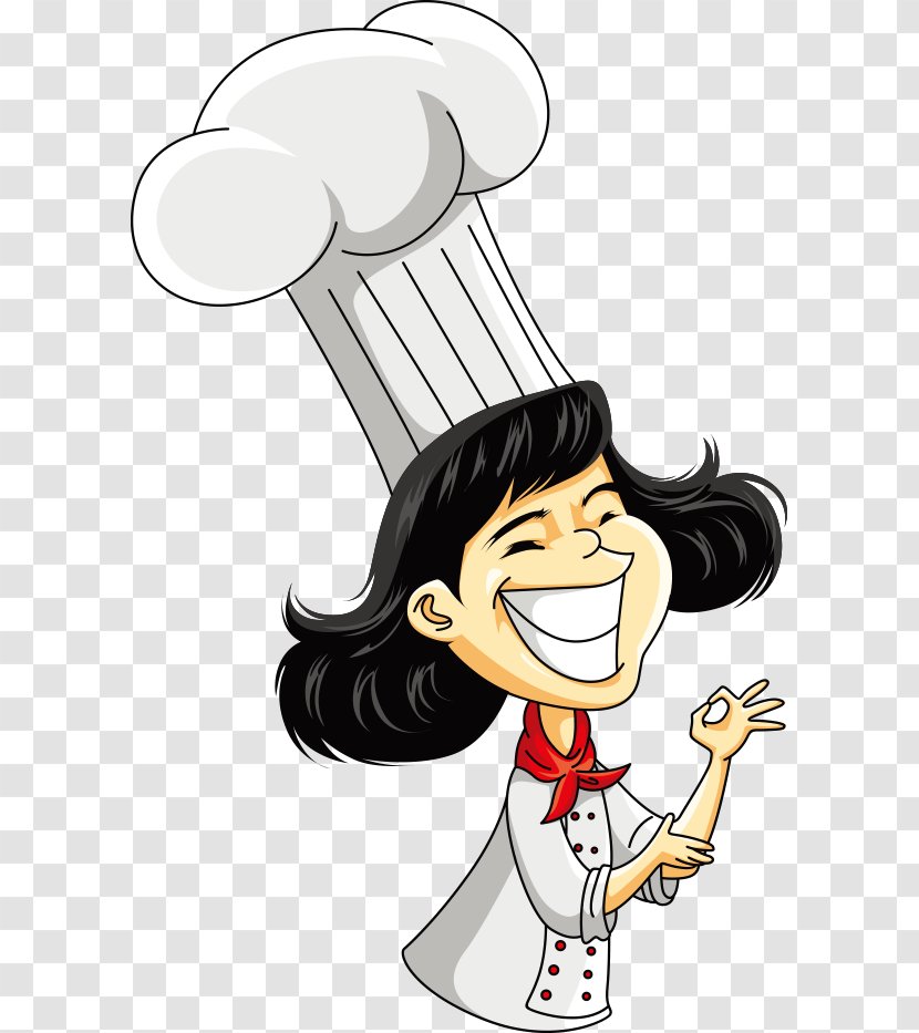 Chef Cartoon Royalty-free Illustration - Vector Female Transparent PNG