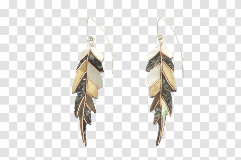 Earring Feather - Falling Feathers Transparent PNG