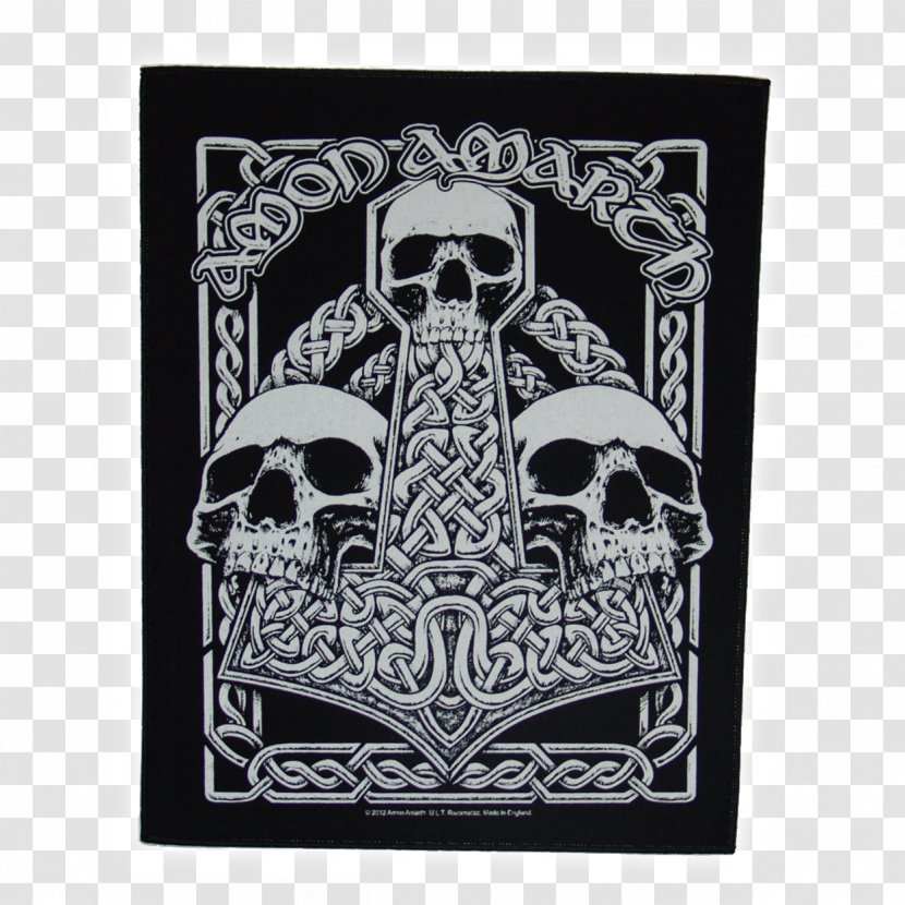 Amon Amarth Mayhem Festival Embroidered Patch Death Metal Surtur Rising - Watercolor Transparent PNG