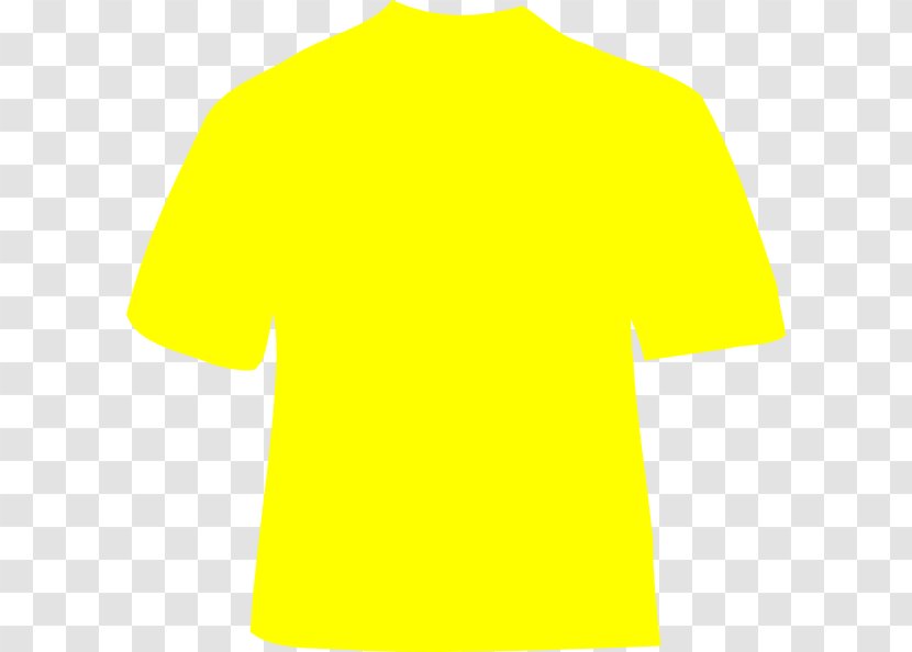 T-shirt Hoodie Clip Art - Active Shirt - Yellow Cliparts Transparent PNG