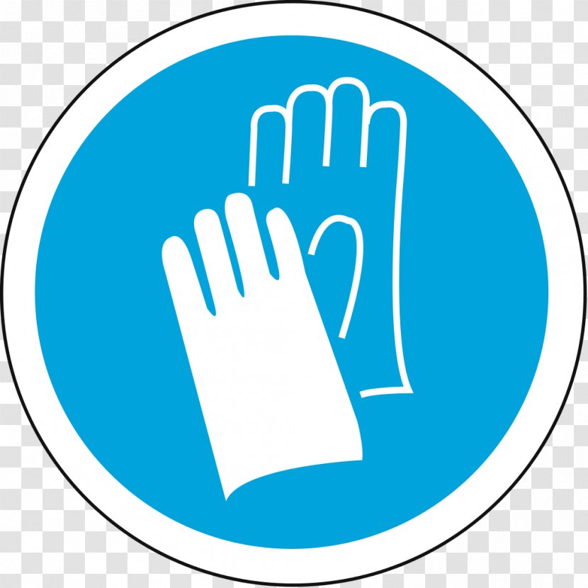 Glove Pictogram Personal Protective Equipment Hard Hats Senyal - Logo - Safety Gloves Transparent PNG