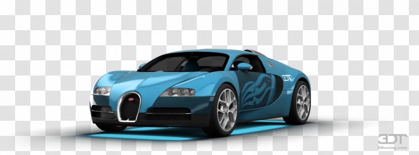 Bugatti Veyron Performance Car Automotive Design - Model Transparent PNG