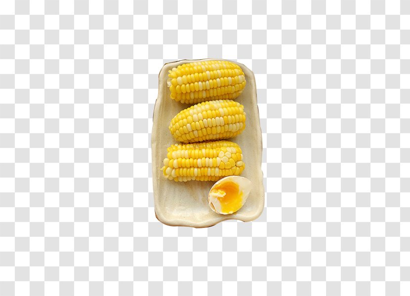 Corn On The Cob Cocido Shuizhu Waxy Organic Food - Flower - Vegetables Transparent PNG