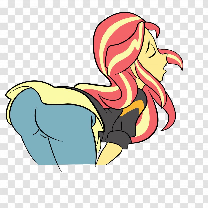 Sunset Shimmer My Little Pony: Equestria Girls Maud Pie Spanking - Silhouette - Flower Transparent PNG