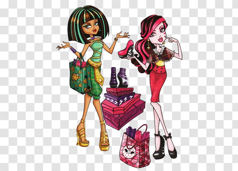 Draculaura Doll Monster High Cleo De Nile - Ghouls Rule Transparent PNG